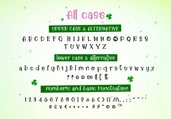 Gnome Irish Font - Preview 1