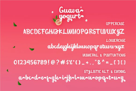Guava Yogurt Font - Preview 3