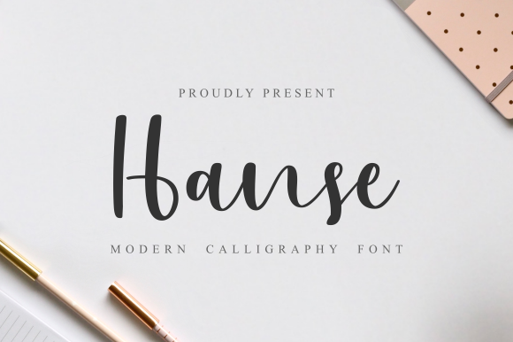 Hanse Script & Handwritten Font By kammaqsum