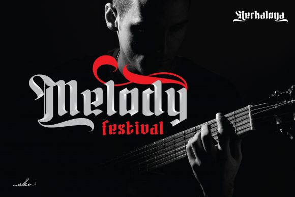 Herkaloya Font PNG with transparent background - Preview 2