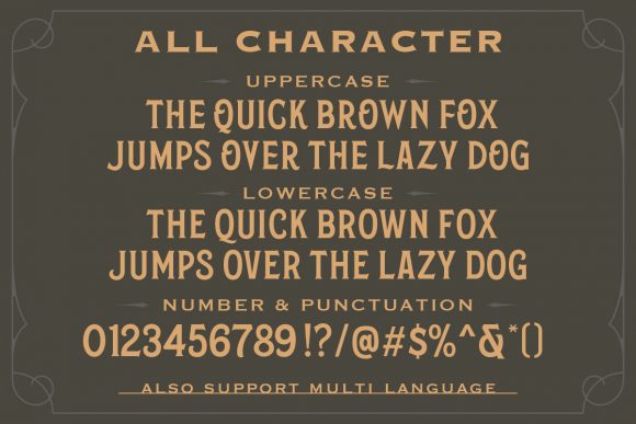 Lanford Font PNG with transparent background - Preview 6