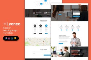 Mentor Landing Page Template