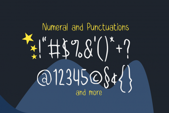 Nighty Tales Font PNG with transparent background - Preview 2