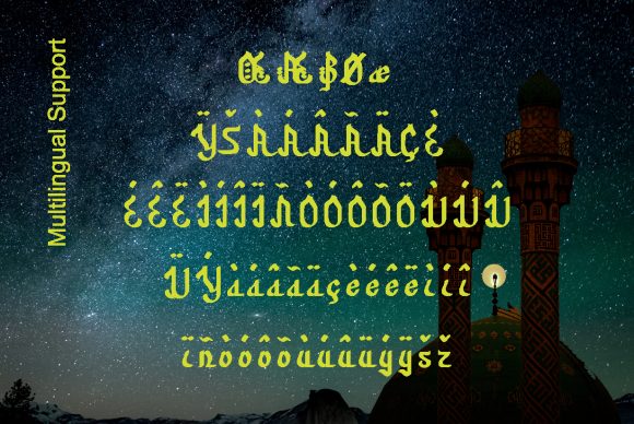 Nur Hidayah Font PNG with transparent background - Preview 4