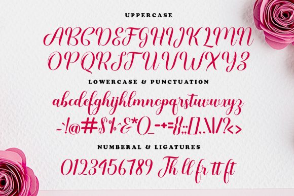 Rafata Font PNG with transparent background - Preview 4