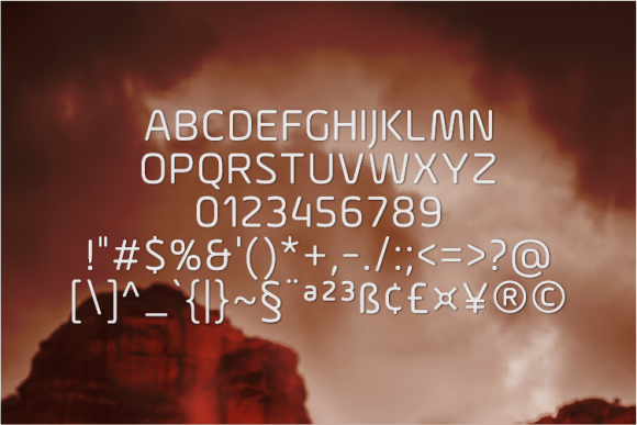 Replune Font PNG with transparent background - Preview 1