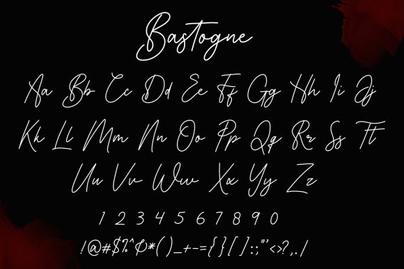 Bastogne Font - Preview 1