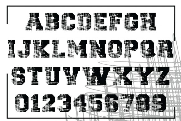 Black Pen Font - Preview 1