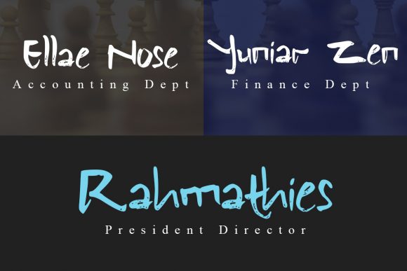 Brondes Blue Font - Preview 4