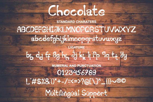 Chocolate Font - Preview 6