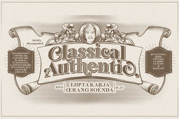 Classical Authentic Font - Preview 6