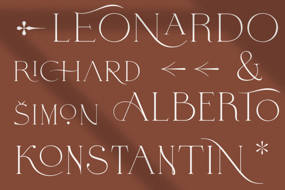Faberge Font PNG with transparent background - Preview 3