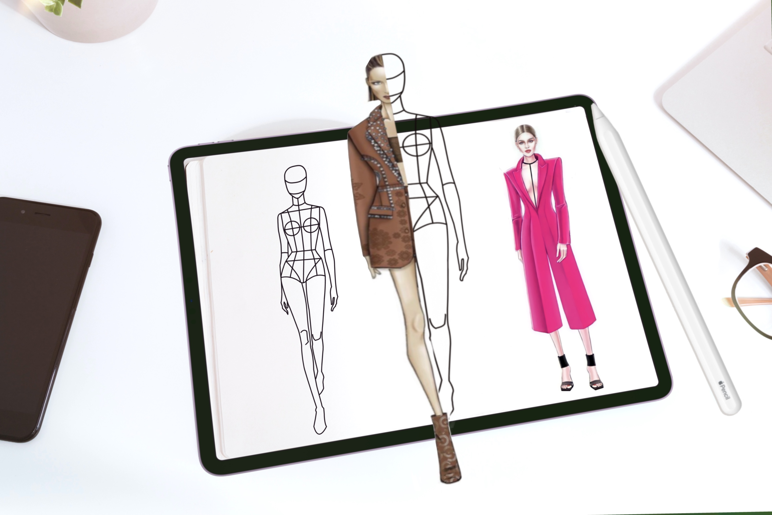 Fashion Body Stamps,Procreate Brushes - photo 6