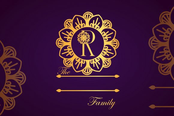 Flower Mandala Monogram Font - Preview 2
