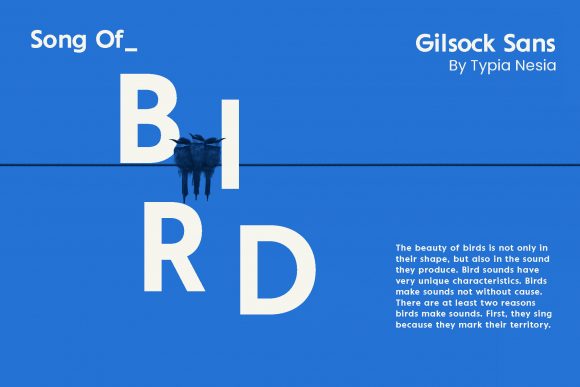 Gilsock Font PNG with transparent background - Preview 2
