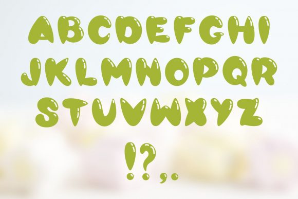 Glossy Font - Preview 3