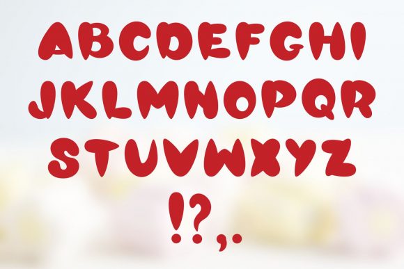 Glossy Font - Preview 4