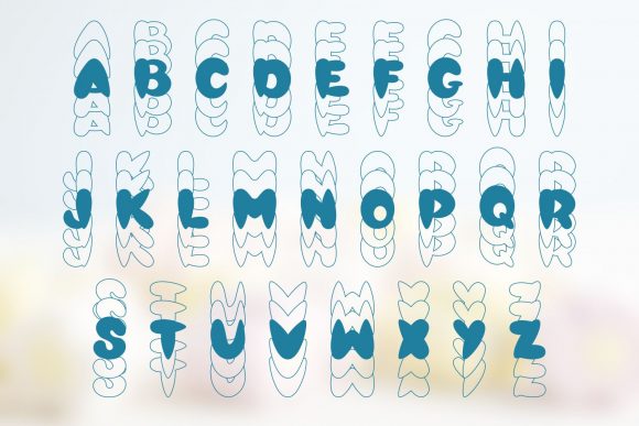 Glossy Font - Preview 6