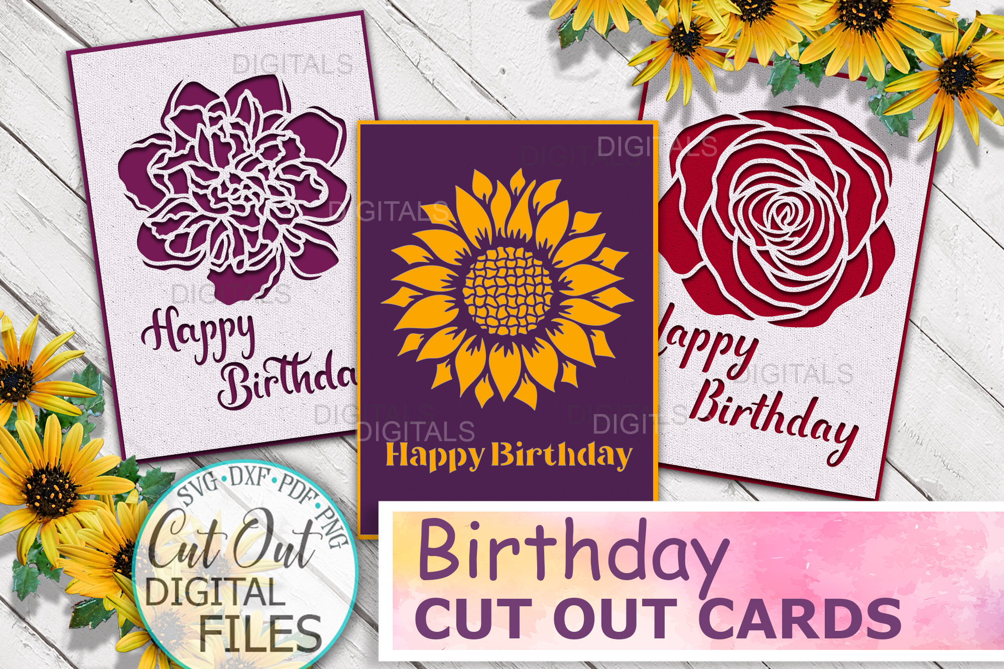 Happy Birthday Cards Bundle