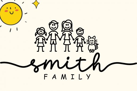Hello Cinta Font PNG with transparent background - Preview 3