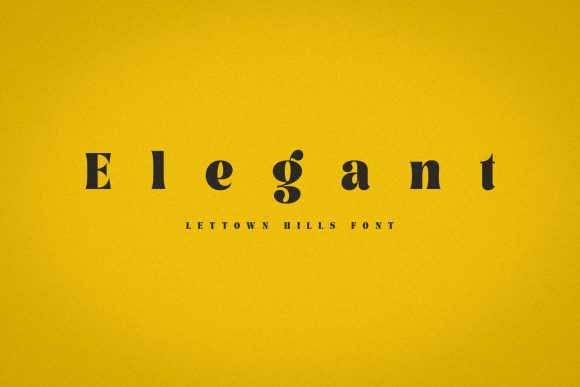 Lettown Hills Font PNG with transparent background - Preview 2