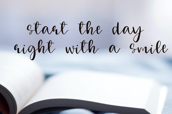 Morning High Font PNG with transparent background - Preview 1
