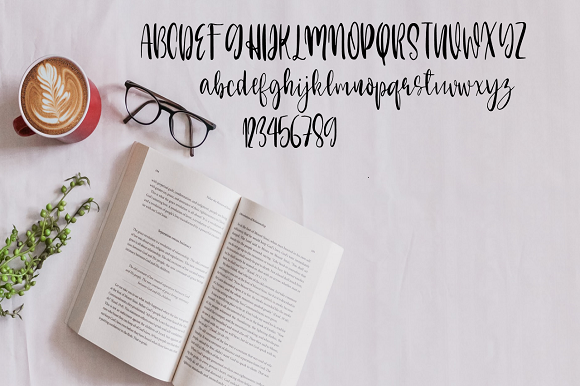 Morning High Font PNG with transparent background - Preview 2