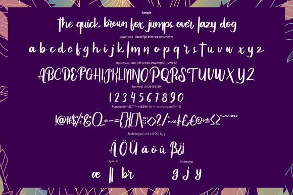 Nebreta Font PNG with transparent background - Preview 5