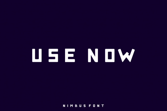 Nimbus Font PNG with transparent background - Preview 3