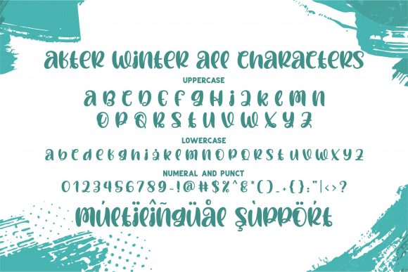 After Winter Font - Preview 5