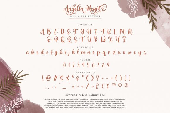 Angelin Heart Font - Preview 6