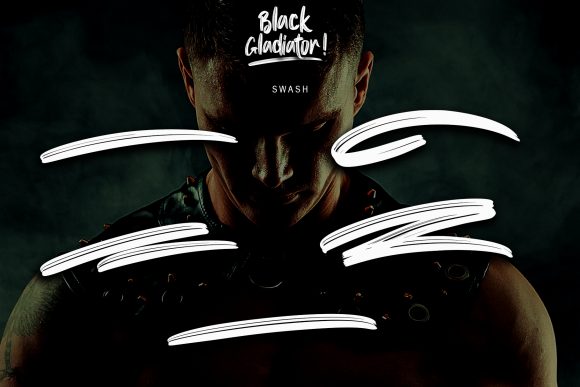 Black Gladiator Font - Preview 6
