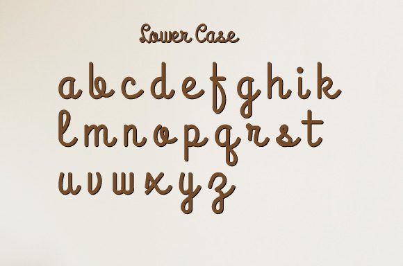 Black Script Letter Font - Preview 5