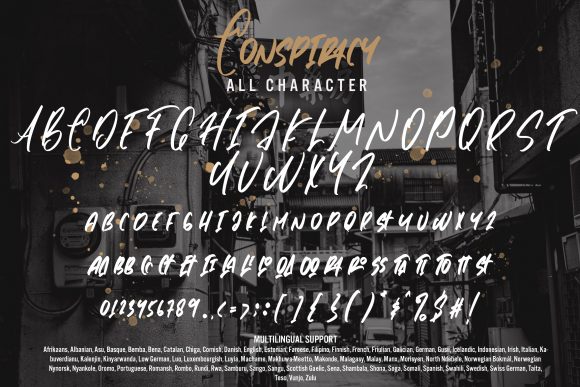Conspiracy Font - Preview 6