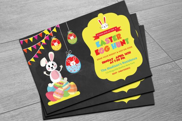 Easter Egg Hunt Invitation Flyer