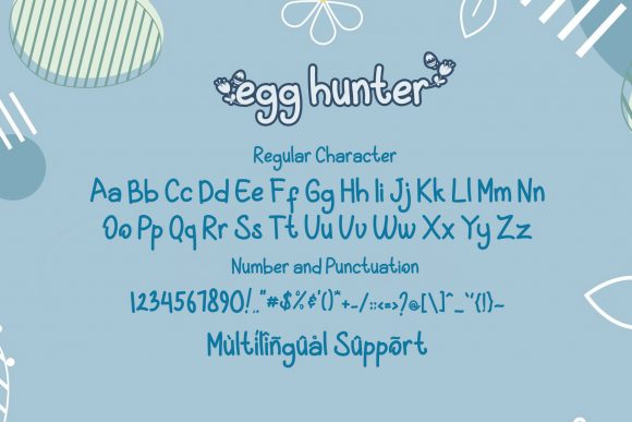 Egg Hunter Font - Preview 5