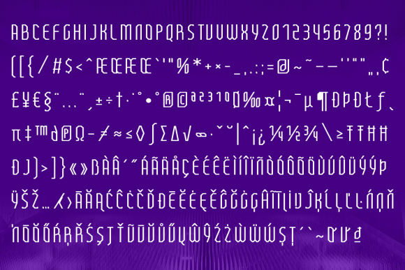 FT Beton Font PNG with transparent background - Preview 6