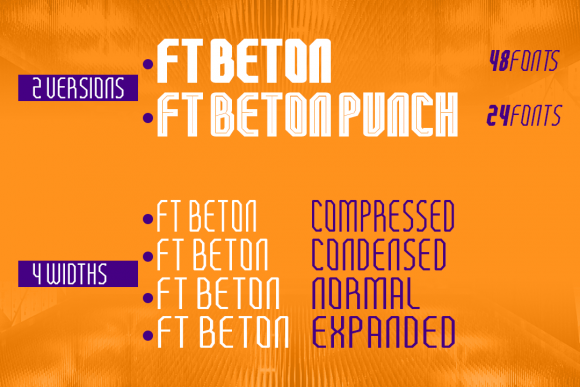 FT Beton Font - Preview 4