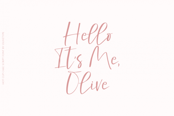 Hot Cup Cake Font PNG with transparent background - Preview 4