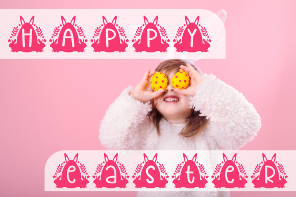 Joy Bunny Font PNG with transparent background - Preview 1