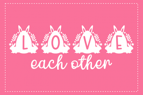 Joy Bunny Font PNG with transparent background - Preview 2