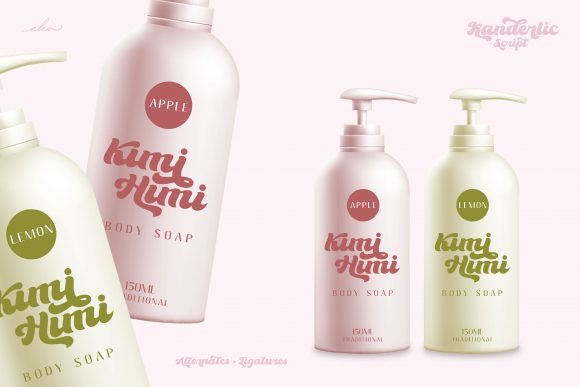Kanderlic Font PNG with transparent background - Preview 3