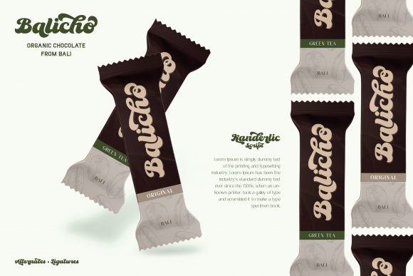 Kanderlic Font PNG with transparent background - Preview 4
