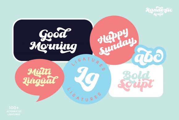 Kanderlic Font PNG with transparent background - Preview 6