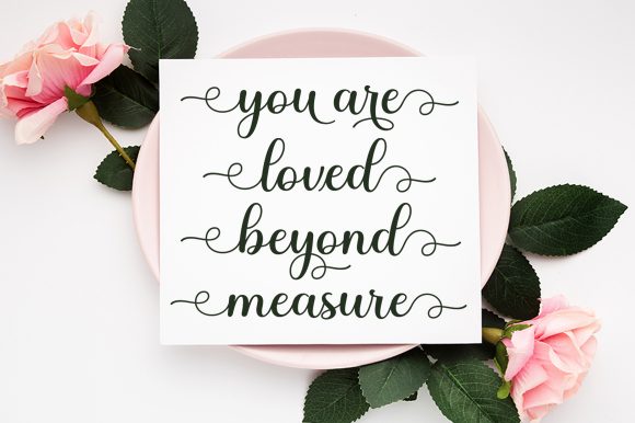 Lovely Nathalie Font PNG with transparent background - Preview 5