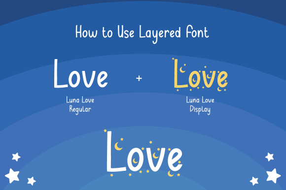 Luna Love Font PNG with transparent background - Preview 6