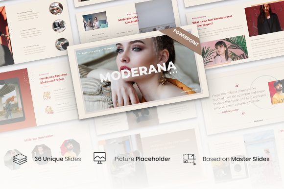 Preview of Moderana – Creative Business PowerPoint PowerPoint template