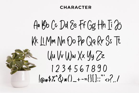 Mona Font PNG with transparent background - Preview 1