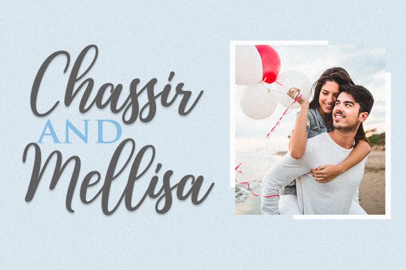 Natalic Font PNG with transparent background - Preview 1