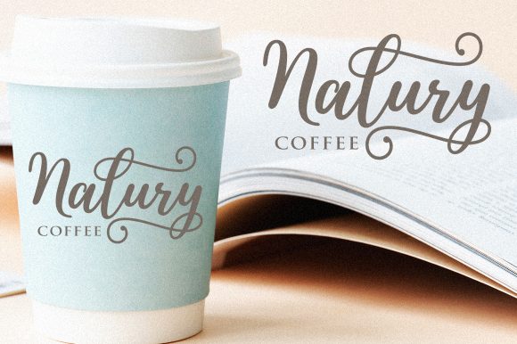 Natalic Font PNG with transparent background - Preview 3